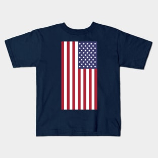 US Flag Down - RWB Kids T-Shirt